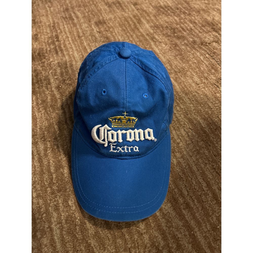 Corona Extra Blue Baseball Cap Classic Beer Logo Loopback Adjustable Hat